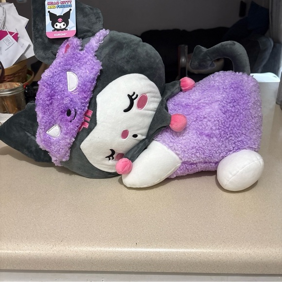 Hello Kitty Kuromi 18-inch Sleeping Plush - Officially Licensed Sanrio Product - Picture 1 of 7